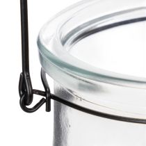 položky Skleněná lucerna pro romantickou atmosféru v zahradě nebo na terase, 18 cm