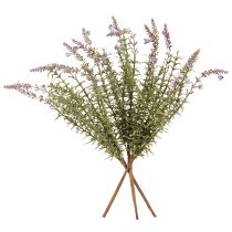 položky Levandule umělé bylinky na stonku se 7 větvemi 40cm 3ks