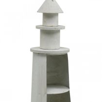 položky Lighthouse Shabby Chic Cream Maritime Deco Ø13cm H41,5cm