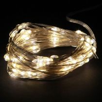 položky Světýlka s 50 mikro LED diodami, teplá bílá, časovač, na baterie, 6 ks