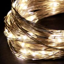 položky Světýlka s 50 mikro LED diodami, teplá bílá, časovač, na baterie, 6 ks