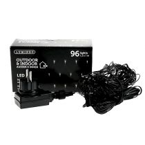 položky Světelná síť LED 1,3 x 1m 96 pro venkovní teplou bílou