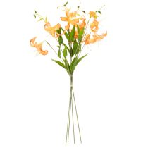 položky Umělé lilie, dekorace na svatby a akce, 77 cm, 4 kusy