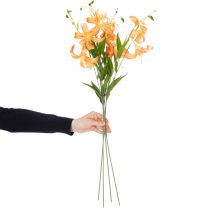 položky Umělé lilie, dekorace na svatby a akce, 77 cm, 4 kusy