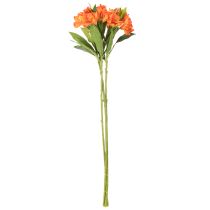 položky Umělý květ pomeranče Alstroemeria, umělá kytice, 75 cm, 3 kusy
