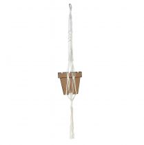 položky Závěsný koš Macrame na hrnec Ø18–19cm krémová V85cm