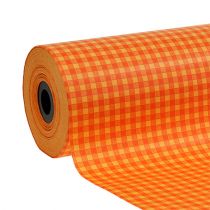položky Manžetový papír 25cm 100m oranžový šek