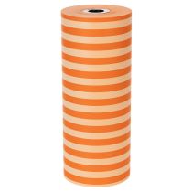 položky Role papíru na manžety, oranžově pruhovaná, 25 cm x 100 m