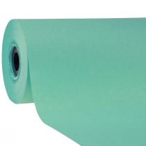 Manžetový hedvábný papír široký tyrkysový 37,5cm 100m
