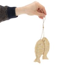 položky Námořní závěsná dekorace, ozdobná rybka k zavěšení, V32cm