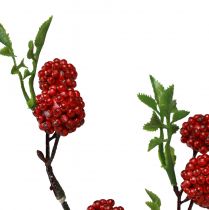 položky Berry větev umělá vánoční větev moruše 63cm