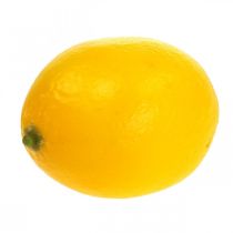 Středomořský dekorační citron Umělý citron L6,5cm Ø5cm