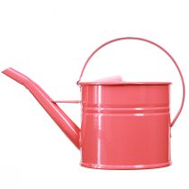 položky Kovová dekorativní konev na zalévání, růžový květináč, 1,25 l, vnitřní/venkovní, balkon