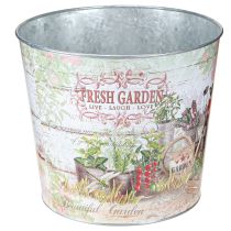 položky Kovový květináč Fresh Garden Colorful Vintage H18cm
