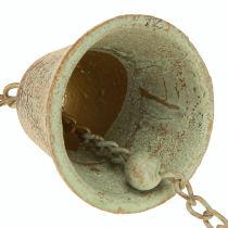 položky Kovová zvonkohra se srdcem a zvonkem zahradní dekorace starožitná 72cm