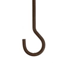 položky Kovový háček 15cm hnědý 12 ks