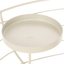 položky Kulatý svícen na adventní věnec na čtyři čajové svíčky nebo svíčky, 35 cm