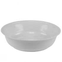 položky Kovová mísa mísa bílá mísa smaltovaný vzhled Ø25cm V7cm