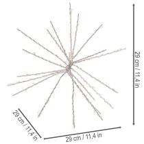 položky Dekorativní LED světlo Polar Star, teplá bílá, s časovačem, venkovní, 29 cm