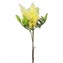 Umělá rostlina stříbrná akát mimóza žlutě kvetoucí 53cm 3ks