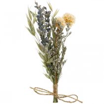 Minikytice ze sušených květin boho, květinářství ze sušených květin L22cm