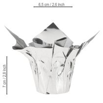 položky Mini květináč stříbrné dárkové balení Ø4,5cm V7cm 8 ks