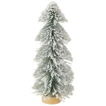 položky Mini vánoční stromeček LED vánoční jedle pokrytá sněhem 40 cm