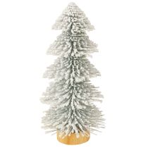 položky Mini vánoční stromeček osvětlený LED jedlí se sněhem 28 cm