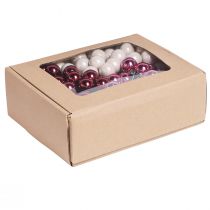položky Mini vánoční koule na drátě Berry Mix Ø20mm 140 ks