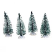 položky Mini vánoční ozdoba na stromeček zasněžená 10cm 4ks