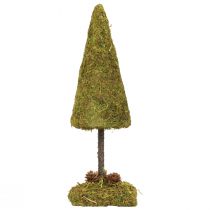 Mini vánoční dekorace na stůl mechový strom V30,5cm