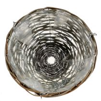 položky Košíková lampa přírodní Ø30cm