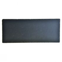 položky Talíř z přírodní břidlice obdélníkový kamenný podnos černý 30×12,5cm 4 ks