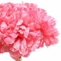 položky Umělý karafiát růžový 25cm 7ks Umělá rostlina jako skutečná!