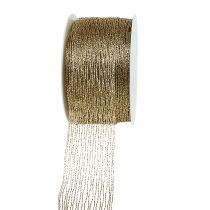 Síťová páska zlatý drát vyztužený 40mm 15m