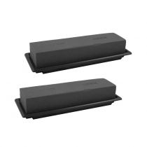 OASIS® Black Table Deco Medi Floral Foam 4ks