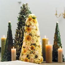 položky Květinová pěna ve tvaru kužele V50cm Ø15cm 2 kusy