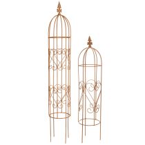 položky Zahradní treláž, pomůcka pro lezení růží a dalších popínavých rostlin, ideální zahradní design, 108 cm, sada 2 kusů.
