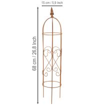 položky Zahradní treláž, pomůcka pro lezení růží a dalších popínavých rostlin, ideální zahradní design, 108 cm, sada 2 kusů.
