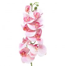 Orchidej Phalaenopsis umělá 9 květů růžová bílá 96cm