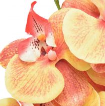 položky Orchidej Phalaenopsis umělá 9 květů červenožlutá 96cm