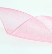 Organzová stuha v růžové barvě 40mm 50m