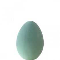 položky Velikonoční vajíčko ozdobné vajíčko šedo-zelené plastové povločkované 20cm