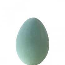 položky Velikonoční vajíčko plastové šedozelené dekorační vajíčko zelené vločkované 25cm
