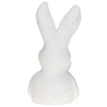položky Figurka velikonočního zajíčka Shabby Chic Rabbit Thinking White 11×9×20,5cm
