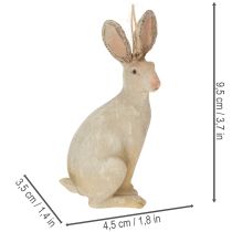 položky Figurka velikonočního zajíčka na zavěšení Velikonoční dekorace polyresin V9,5cm 4ks