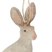 položky Figurka velikonočního zajíčka na zavěšení Velikonoční dekorace polyresin V9,5cm 4ks