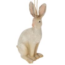 položky Figurka velikonočního zajíčka na zavěšení Velikonoční dekorace polyresin V9,5cm 4ks