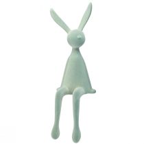 položky Stolička velikonočního zajíčka Hrana Sedící králík – 2. volba – Flocked šedo-zelená 56 cm