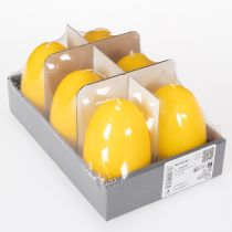 položky Velikonoční svíčka ve tvaru vajíčka pro velikonoční dekoraci do obývacího pokoje, atraktivní a ideální na Velikonoce, 9 cm, 20 v, 6 kusů